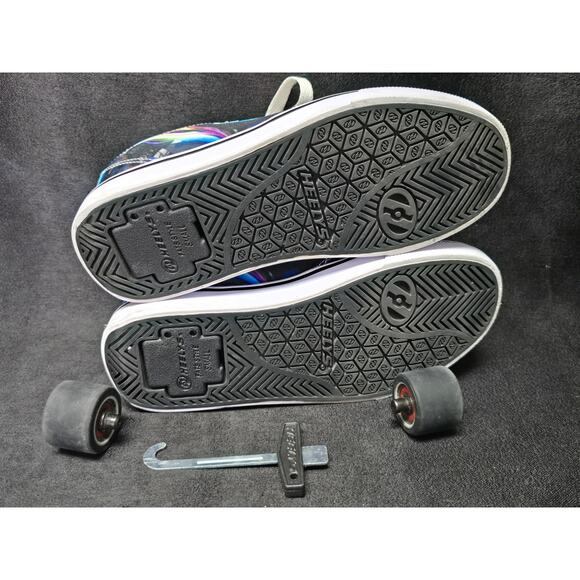 Heelys Pro20 Prints HE101138 Retro Galaxy Multicolor Skate Shoes Size YTH 3 - Picture 8 of 12